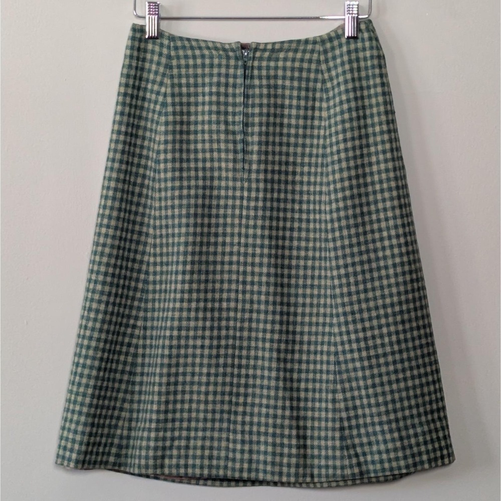 Vintage Pendleton Wool Skirt Grandma Librarian Lined 25" Waist Twee Rockabilly - Picture 5 of 10